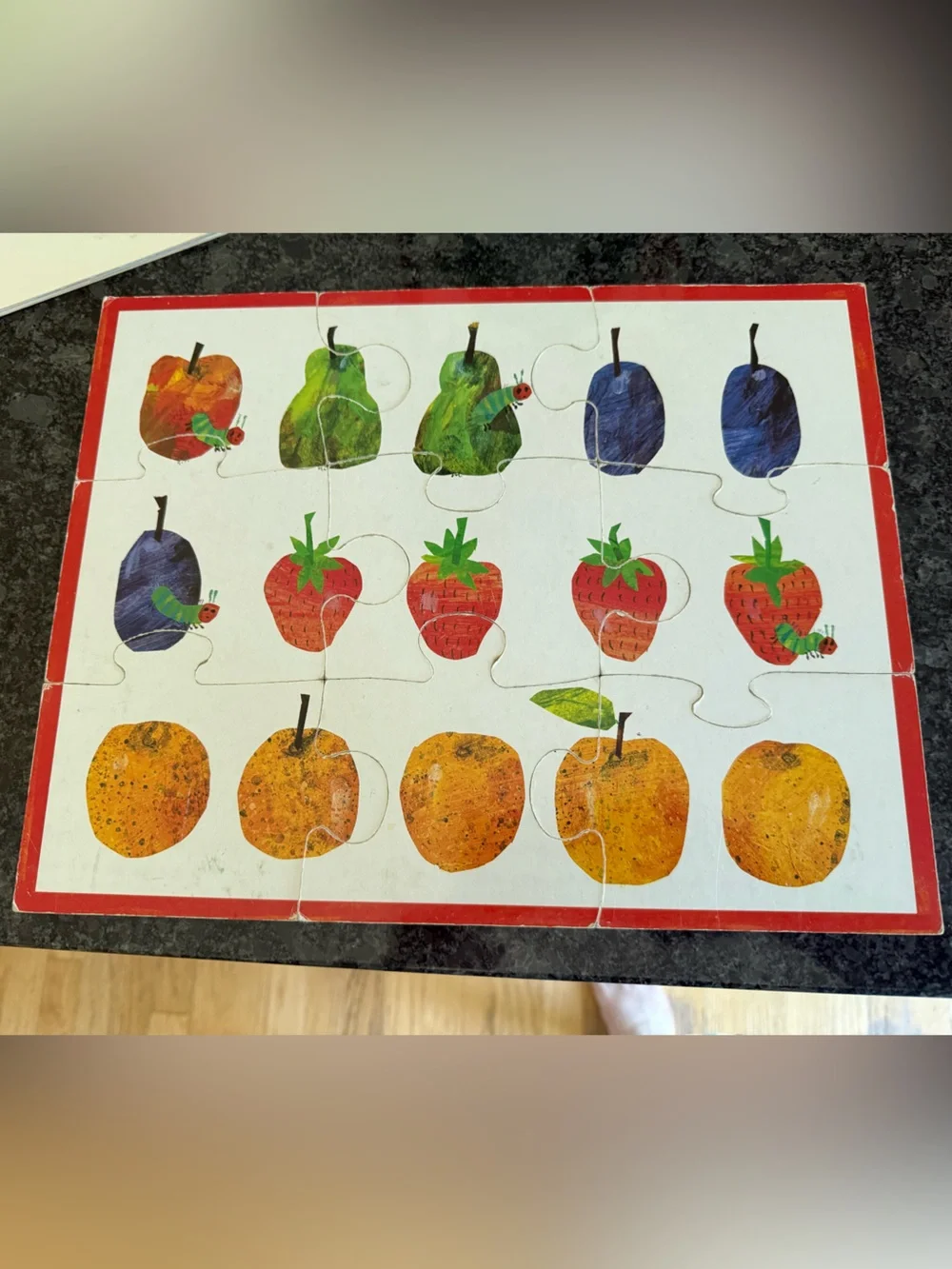 The Very Hungry Caterpillar Two-in-One 9-Piece Puzzle & Paperback Book Preschool